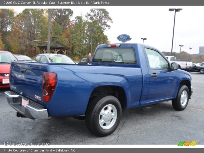 Superior Blue Metallic / Dark Pewter 2006 GMC Canyon SL Regular Cab