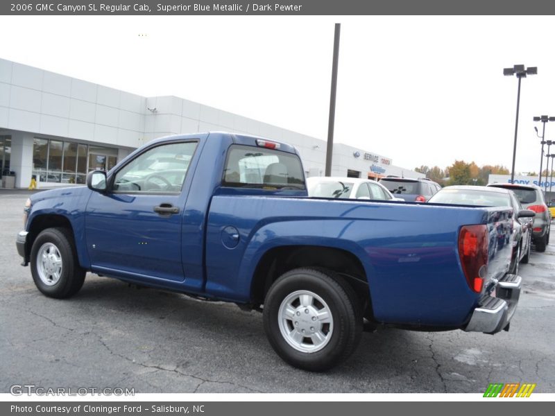 Superior Blue Metallic / Dark Pewter 2006 GMC Canyon SL Regular Cab