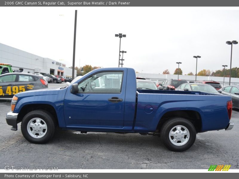 Superior Blue Metallic / Dark Pewter 2006 GMC Canyon SL Regular Cab