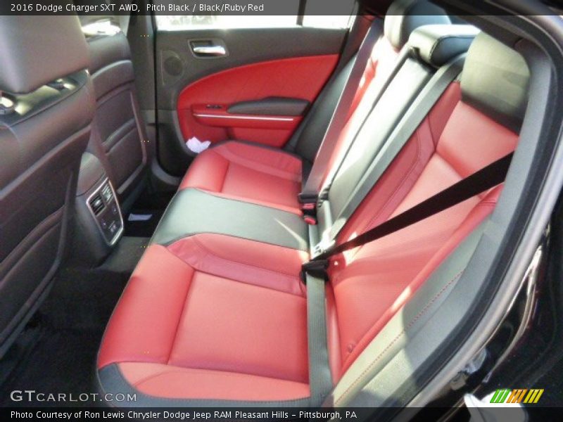 Rear Seat of 2016 Charger SXT AWD