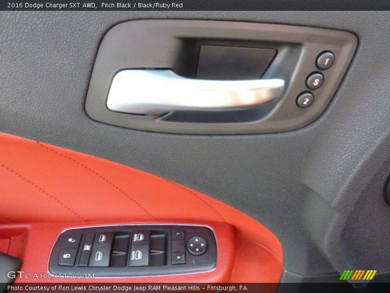 Controls of 2016 Charger SXT AWD