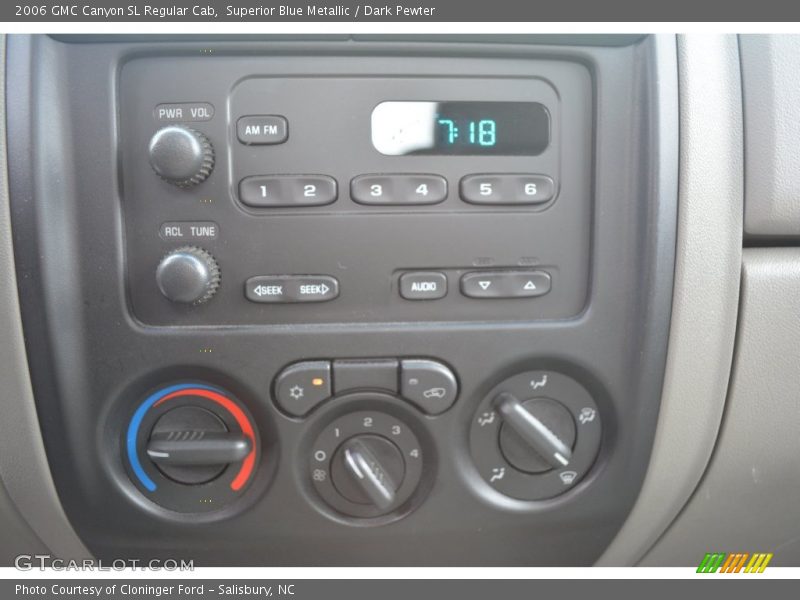 Superior Blue Metallic / Dark Pewter 2006 GMC Canyon SL Regular Cab