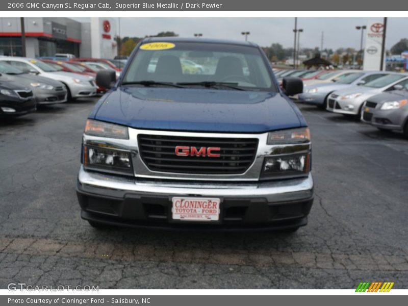 Superior Blue Metallic / Dark Pewter 2006 GMC Canyon SL Regular Cab