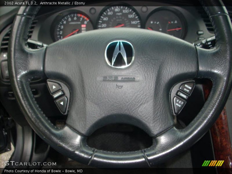 Anthracite Metallic / Ebony 2002 Acura TL 3.2