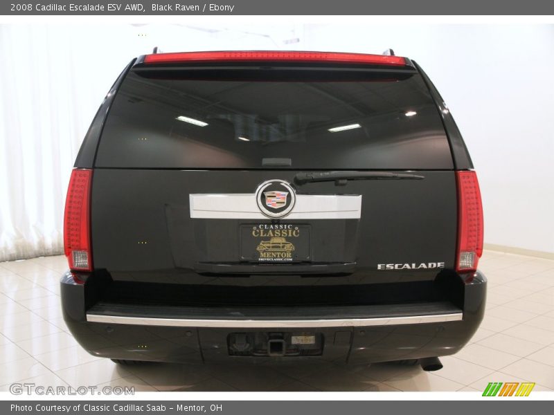 Black Raven / Ebony 2008 Cadillac Escalade ESV AWD