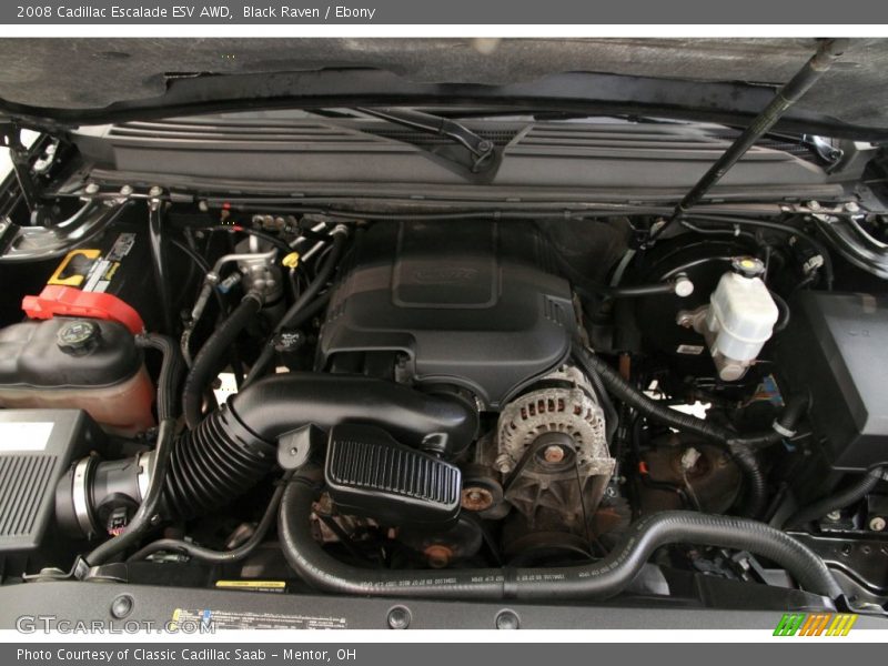 Black Raven / Ebony 2008 Cadillac Escalade ESV AWD