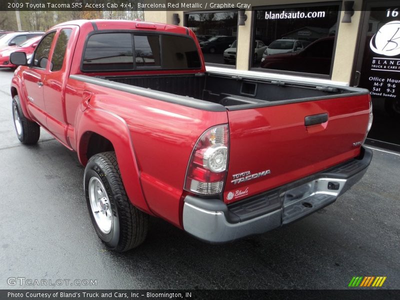 Barcelona Red Metallic / Graphite Gray 2009 Toyota Tacoma SR5 Access Cab 4x4