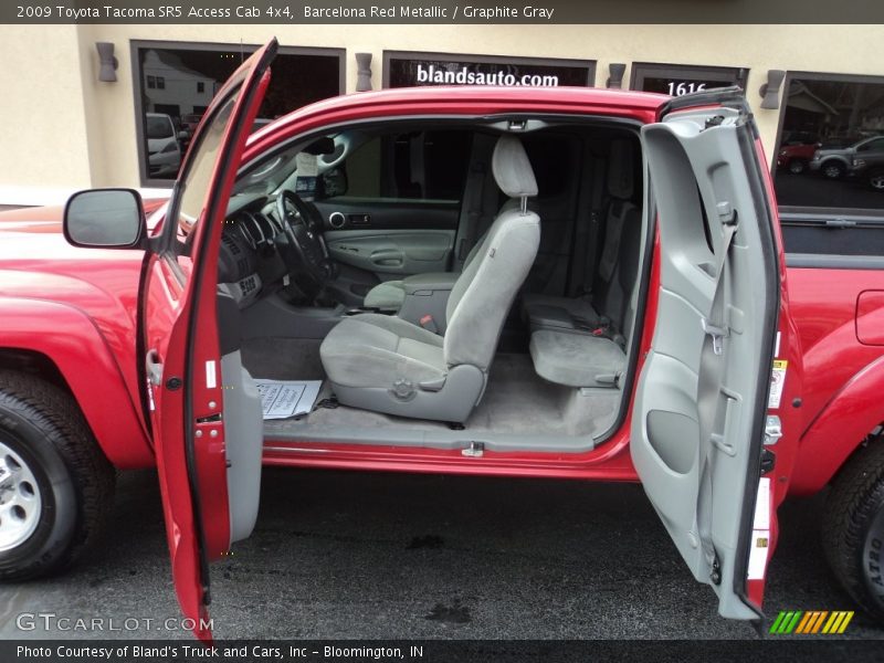 Barcelona Red Metallic / Graphite Gray 2009 Toyota Tacoma SR5 Access Cab 4x4