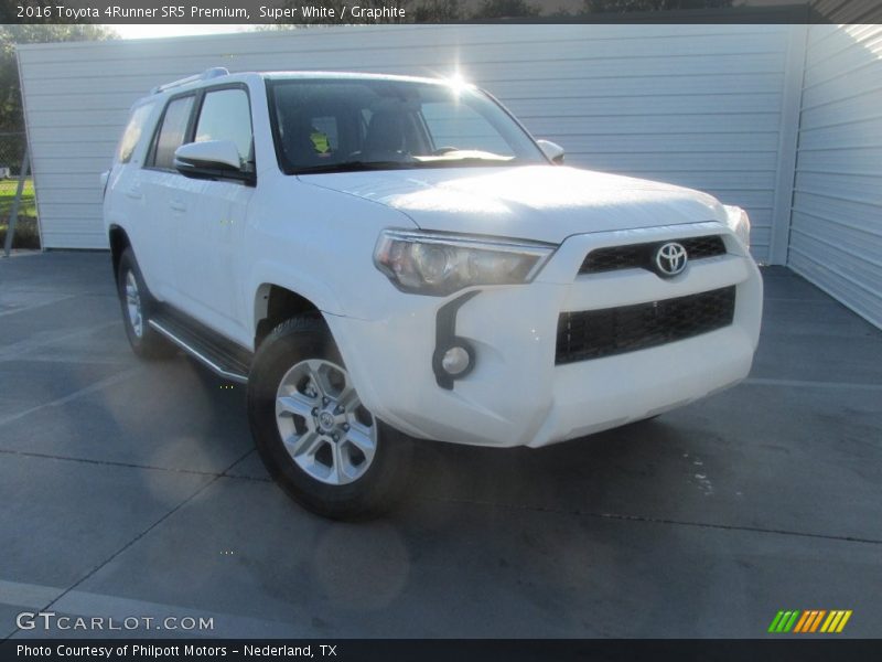 Super White / Graphite 2016 Toyota 4Runner SR5 Premium