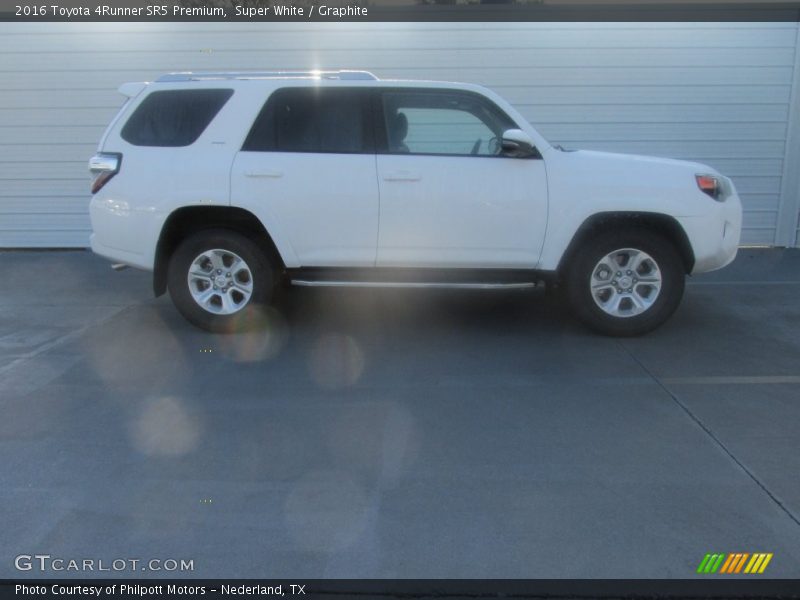 Super White / Graphite 2016 Toyota 4Runner SR5 Premium