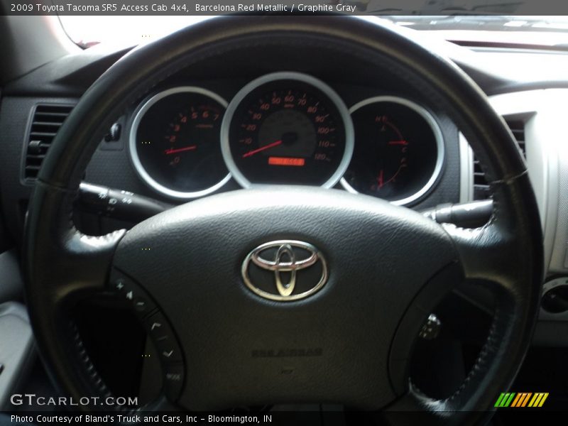 Barcelona Red Metallic / Graphite Gray 2009 Toyota Tacoma SR5 Access Cab 4x4
