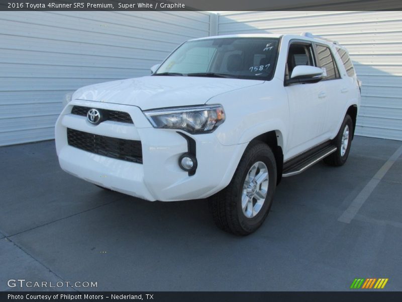 Super White / Graphite 2016 Toyota 4Runner SR5 Premium