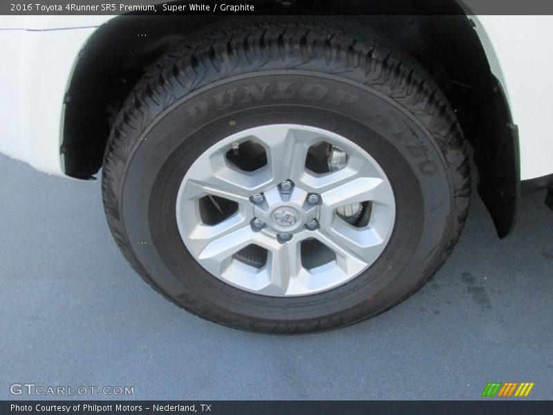 Super White / Graphite 2016 Toyota 4Runner SR5 Premium