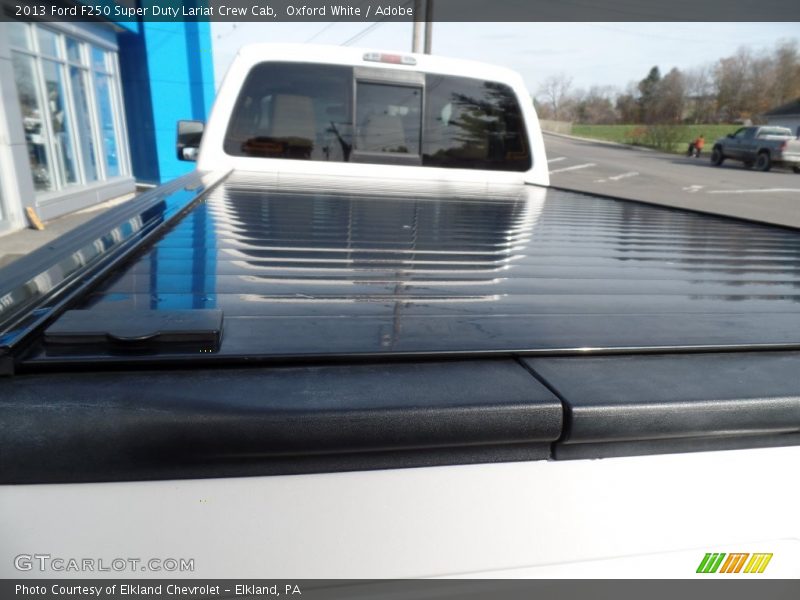Oxford White / Adobe 2013 Ford F250 Super Duty Lariat Crew Cab