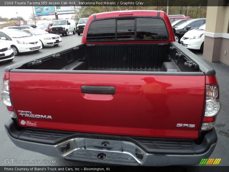 Barcelona Red Metallic / Graphite Gray 2009 Toyota Tacoma SR5 Access Cab 4x4