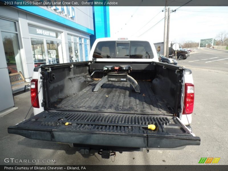 Oxford White / Adobe 2013 Ford F250 Super Duty Lariat Crew Cab