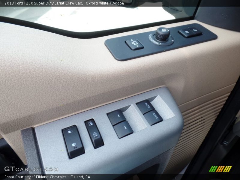 Oxford White / Adobe 2013 Ford F250 Super Duty Lariat Crew Cab