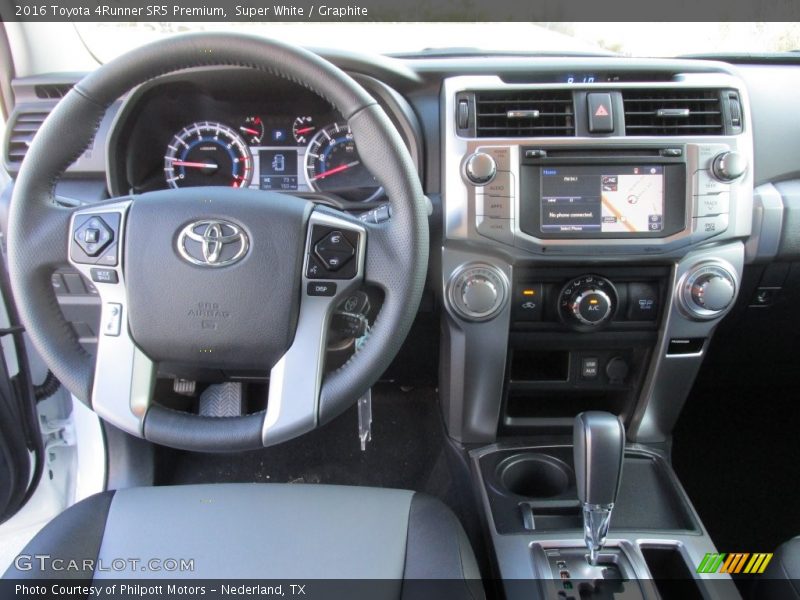 Super White / Graphite 2016 Toyota 4Runner SR5 Premium