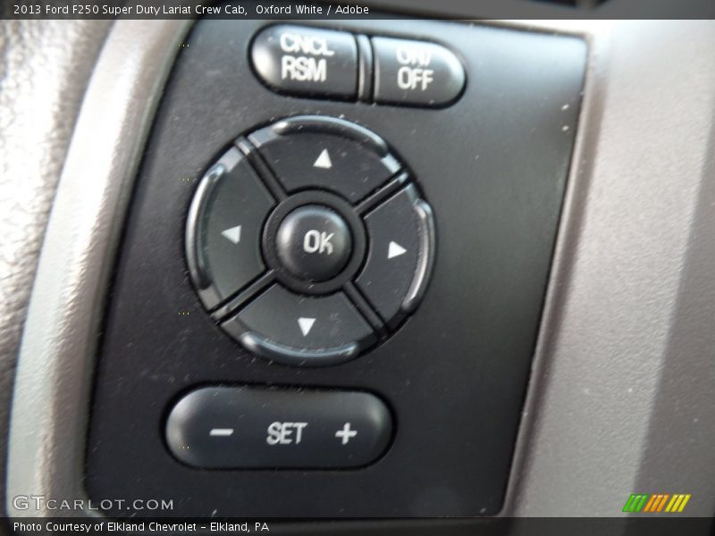 Oxford White / Adobe 2013 Ford F250 Super Duty Lariat Crew Cab
