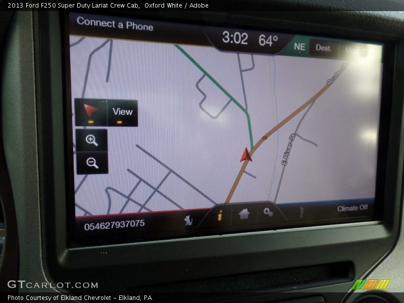 Oxford White / Adobe 2013 Ford F250 Super Duty Lariat Crew Cab