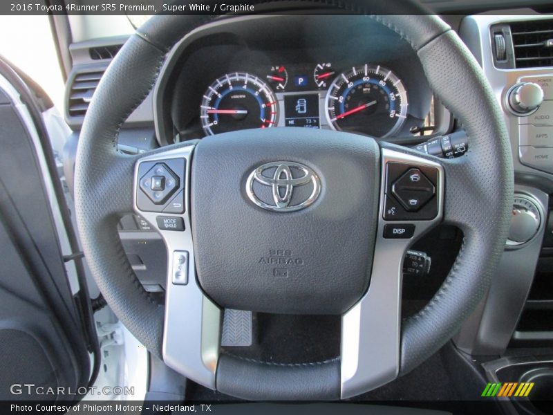 Super White / Graphite 2016 Toyota 4Runner SR5 Premium