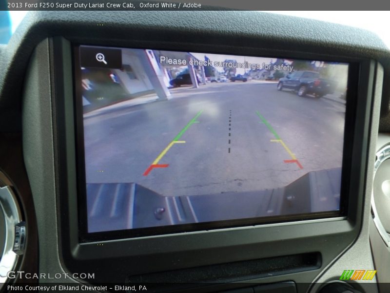 Oxford White / Adobe 2013 Ford F250 Super Duty Lariat Crew Cab