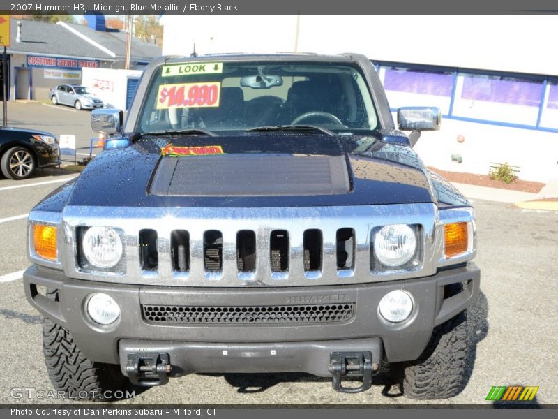 Midnight Blue Metallic / Ebony Black 2007 Hummer H3