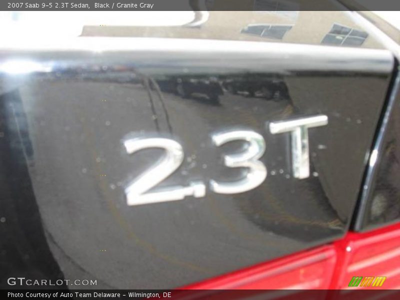 Black / Granite Gray 2007 Saab 9-5 2.3T Sedan