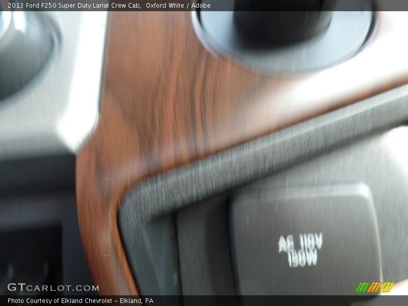 Oxford White / Adobe 2013 Ford F250 Super Duty Lariat Crew Cab