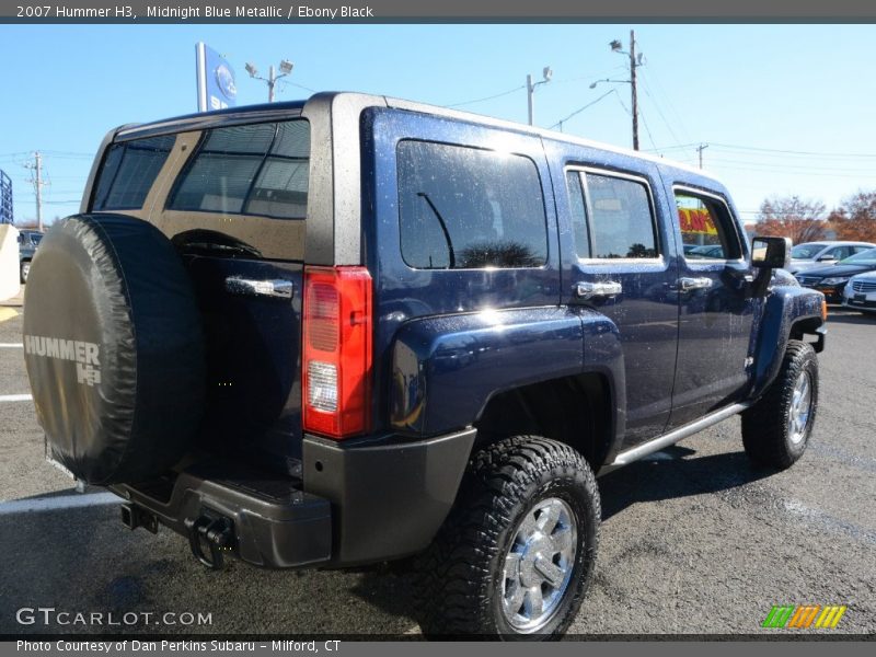 Midnight Blue Metallic / Ebony Black 2007 Hummer H3