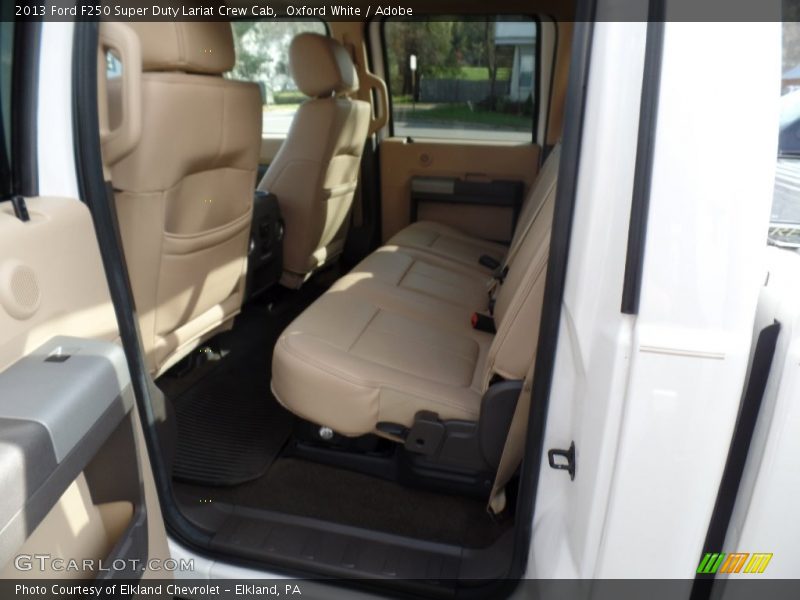 Oxford White / Adobe 2013 Ford F250 Super Duty Lariat Crew Cab