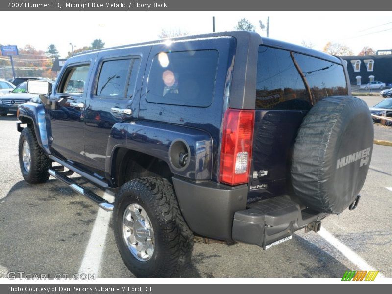 Midnight Blue Metallic / Ebony Black 2007 Hummer H3