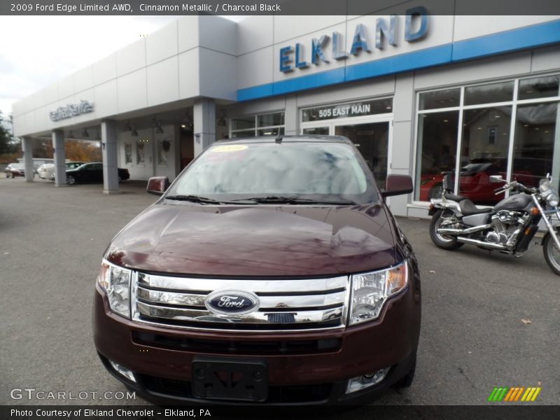 Cinnamon Metallic / Charcoal Black 2009 Ford Edge Limited AWD