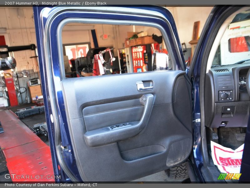 Midnight Blue Metallic / Ebony Black 2007 Hummer H3