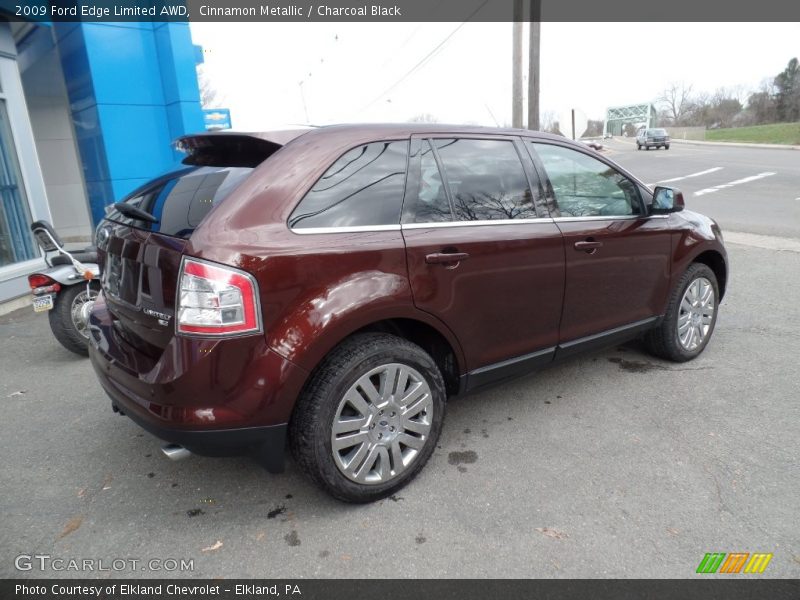 Cinnamon Metallic / Charcoal Black 2009 Ford Edge Limited AWD