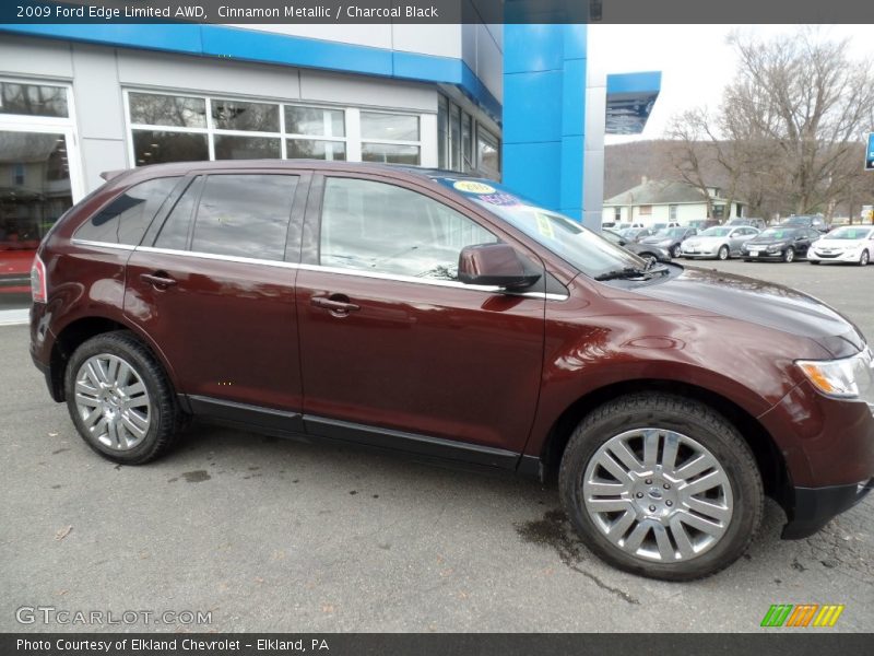 Cinnamon Metallic / Charcoal Black 2009 Ford Edge Limited AWD