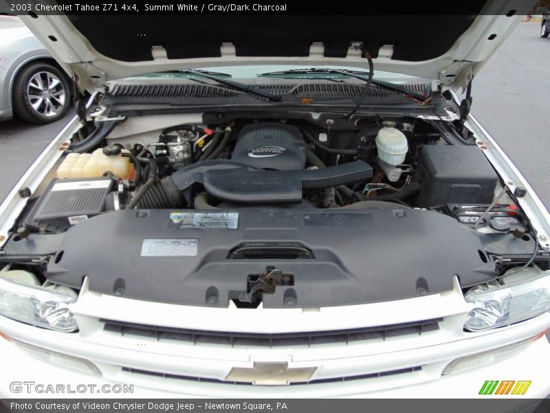 Summit White / Gray/Dark Charcoal 2003 Chevrolet Tahoe Z71 4x4