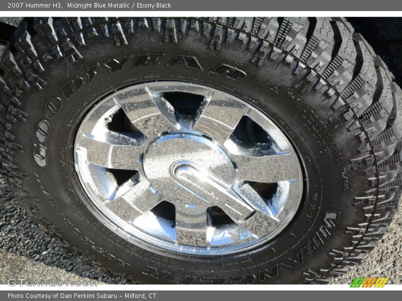 Midnight Blue Metallic / Ebony Black 2007 Hummer H3