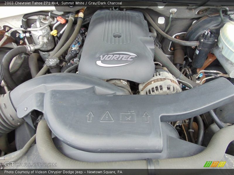 Summit White / Gray/Dark Charcoal 2003 Chevrolet Tahoe Z71 4x4