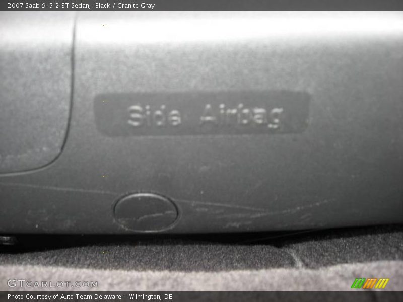 Black / Granite Gray 2007 Saab 9-5 2.3T Sedan