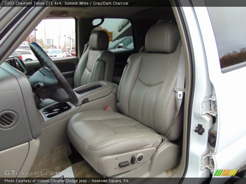 Summit White / Gray/Dark Charcoal 2003 Chevrolet Tahoe Z71 4x4