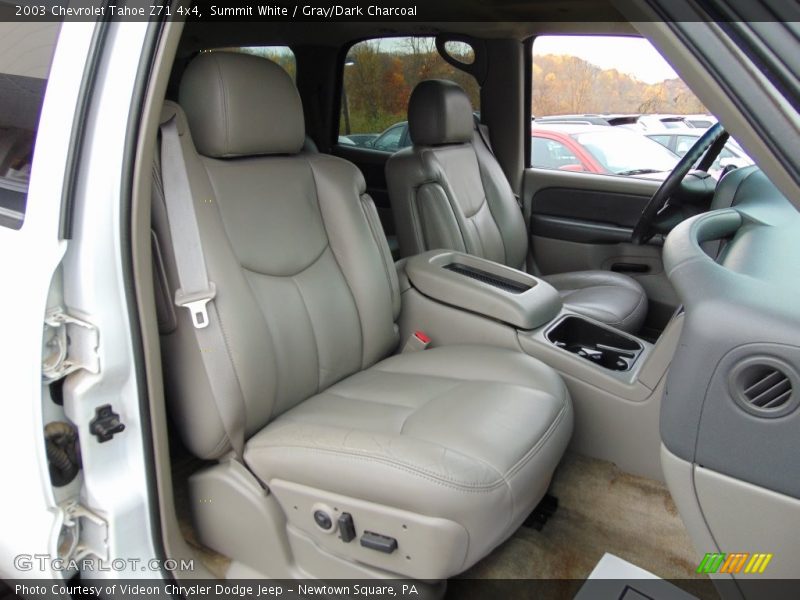 Summit White / Gray/Dark Charcoal 2003 Chevrolet Tahoe Z71 4x4