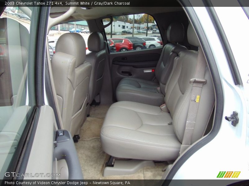 Summit White / Gray/Dark Charcoal 2003 Chevrolet Tahoe Z71 4x4