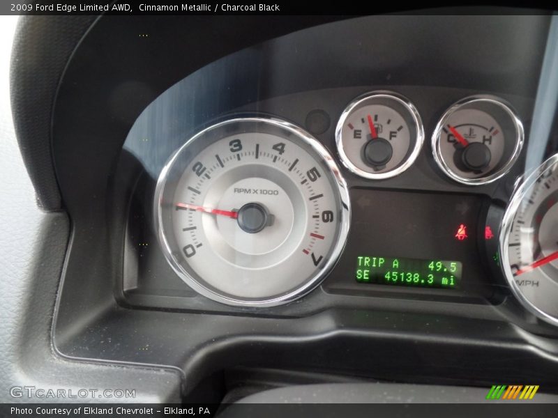 Cinnamon Metallic / Charcoal Black 2009 Ford Edge Limited AWD