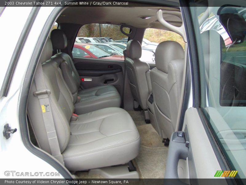 Summit White / Gray/Dark Charcoal 2003 Chevrolet Tahoe Z71 4x4