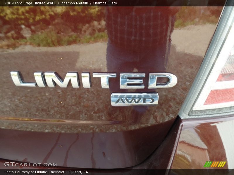 Cinnamon Metallic / Charcoal Black 2009 Ford Edge Limited AWD