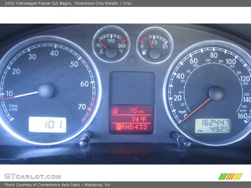 Silverstone Grey Metallic / Grey 2003 Volkswagen Passat GLS Wagon