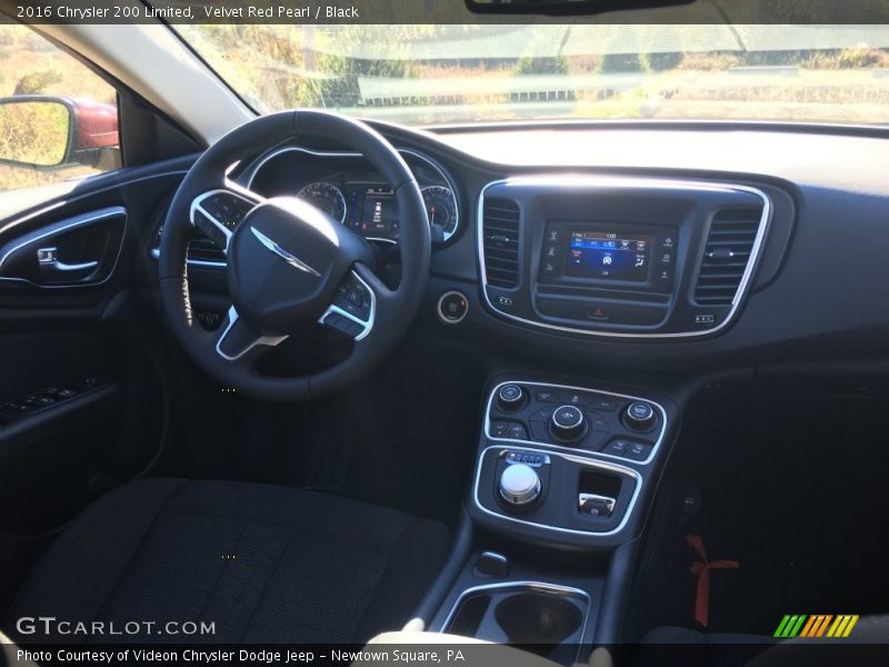 Velvet Red Pearl / Black 2016 Chrysler 200 Limited
