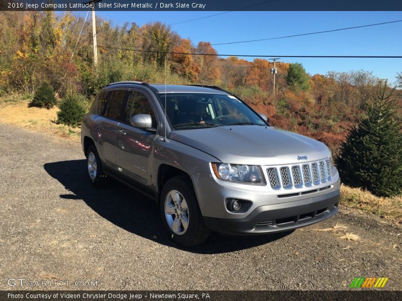 Billet Silver Metallic / Dark Slate Gray 2016 Jeep Compass Latitude