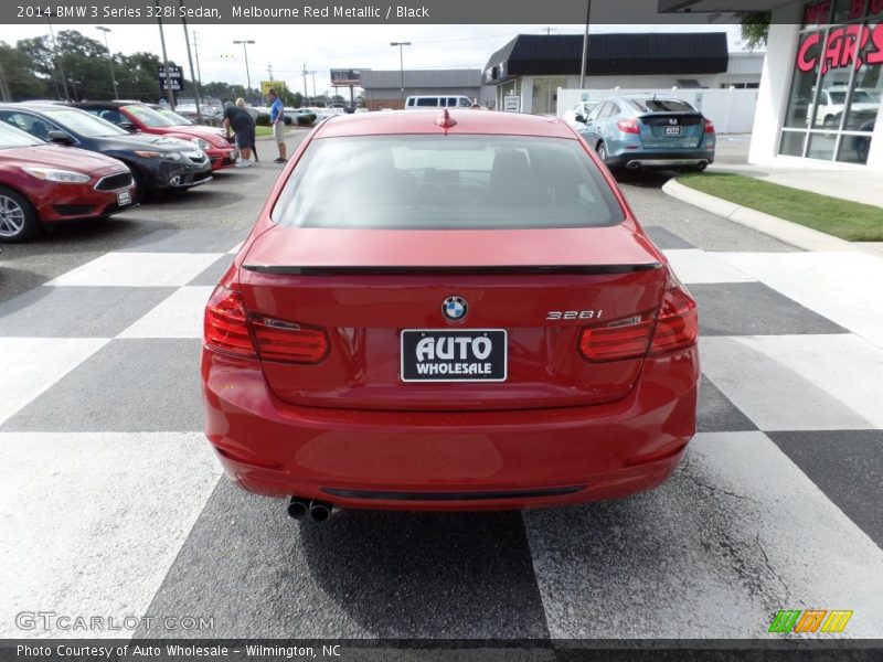 Melbourne Red Metallic / Black 2014 BMW 3 Series 328i Sedan